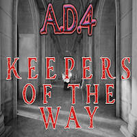 Track art for A.D. 4's single 'KEEPERS OF THE WAY' (released 2021)