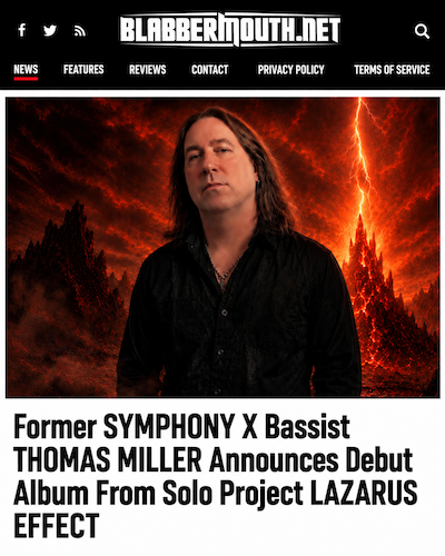 Blabbermouth article featuring Lazarus Effect